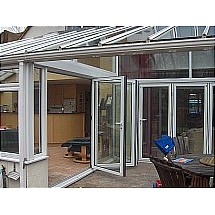 Gabel Fronted Conservatory with Visi-Doors 